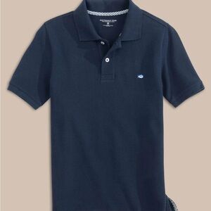 Southern Tide Boys Skipjack Polo in True Navy, size Large  GUC